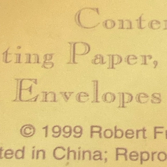 90s golf Stationery Kit Robert Frederick Vintage old style Correspondence Set - Picture 6 of 16